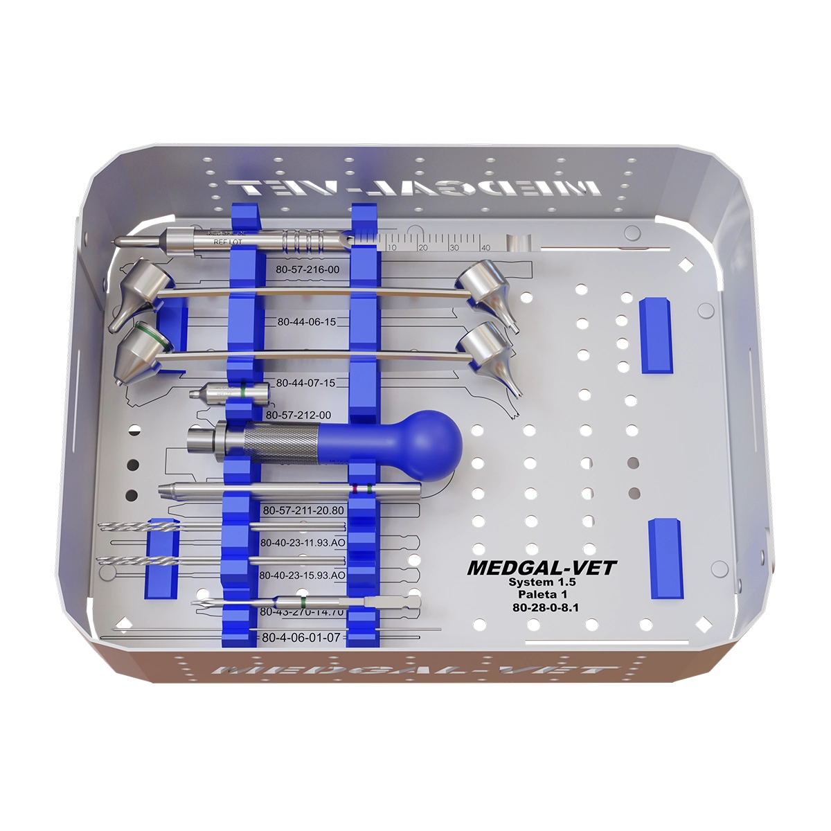 Instrumentarium do płytek - system 1.5